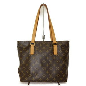 LOUIS VUITTON Cabas Piano Monogram Brown Canvas Handbag Shoulder Bag LV